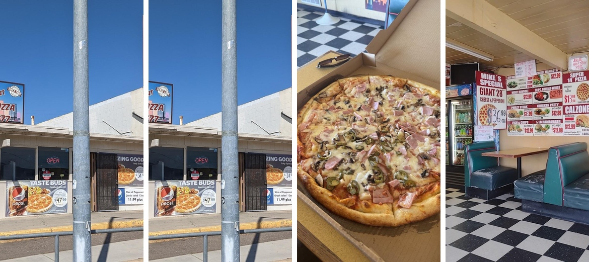 Mike's Giant New York Pizza Menu