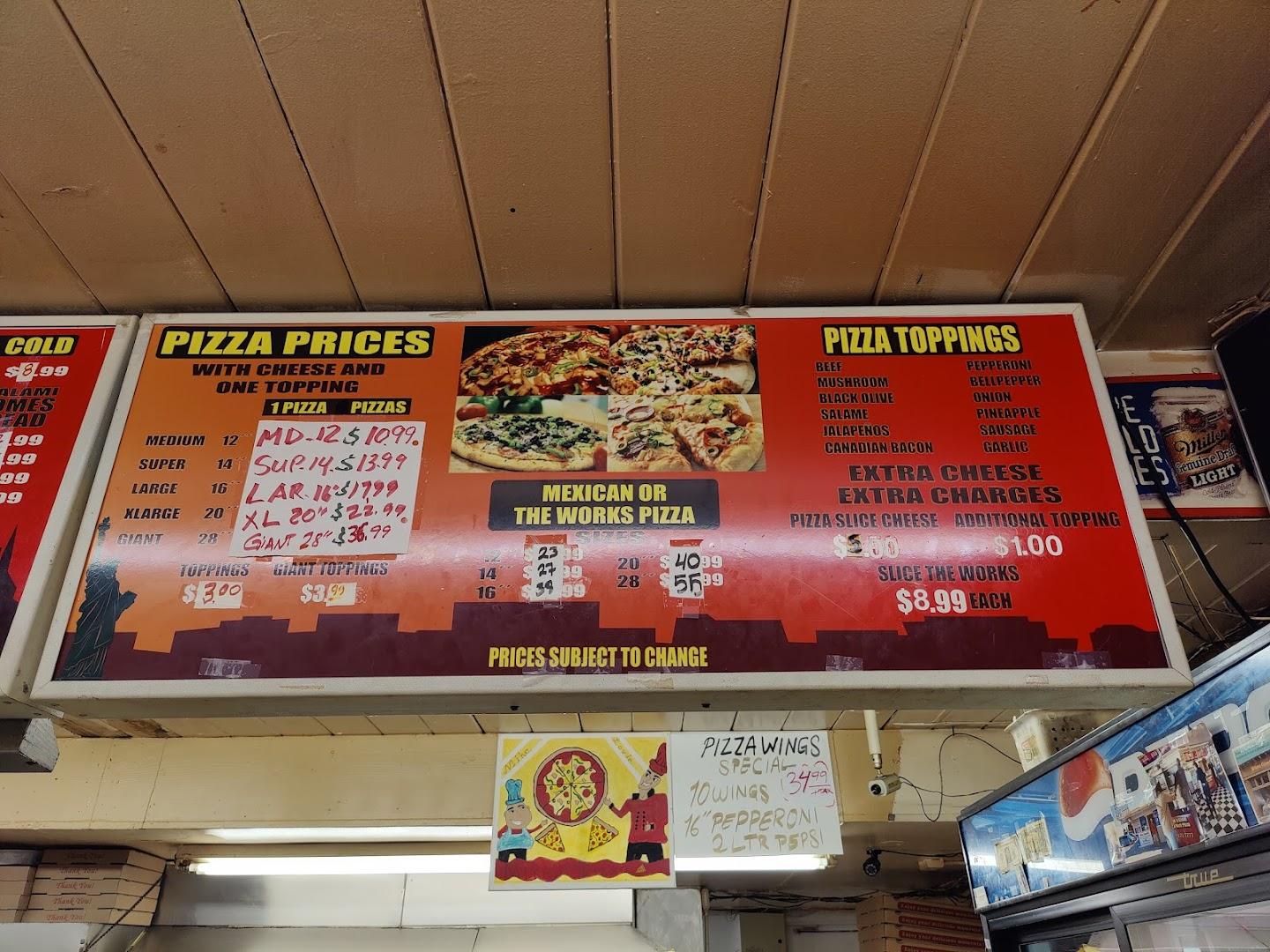 Mike's Giant New York Pizza