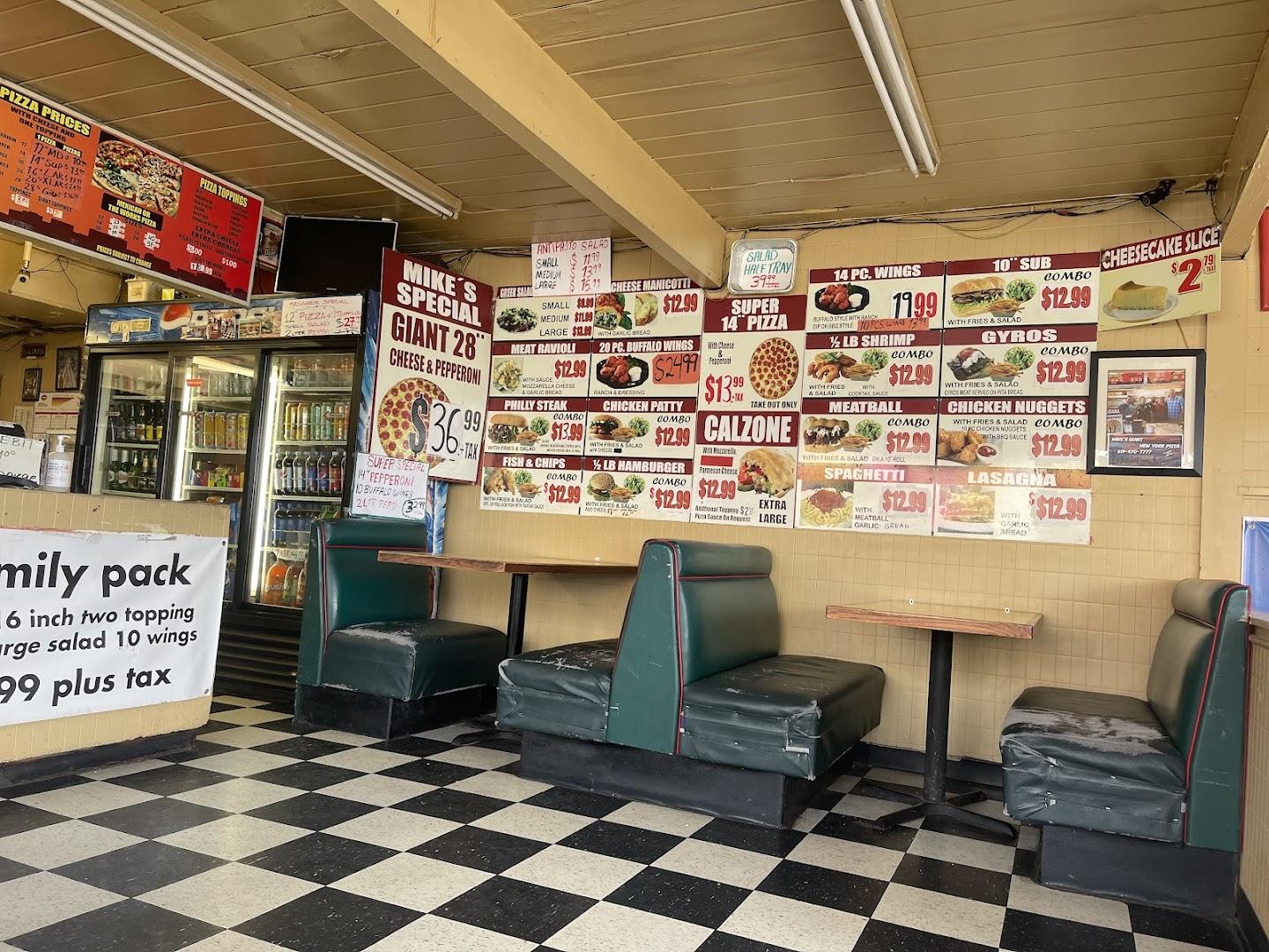 Mike's Giant New York Pizza Menu image 2