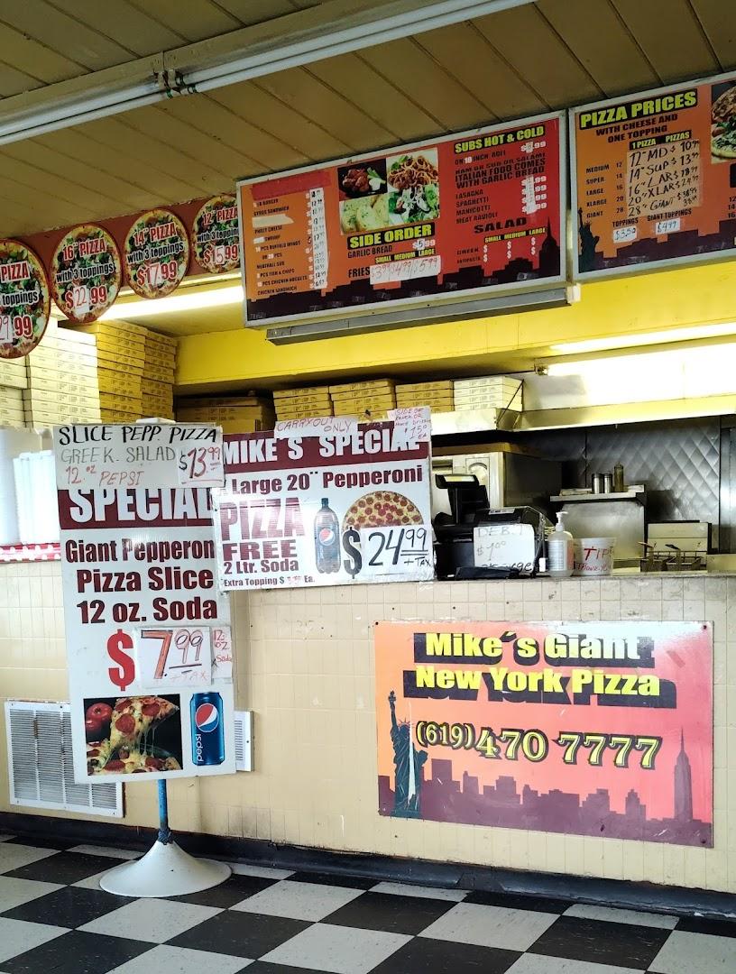 Mike's Giant New York Pizza Menu image 7